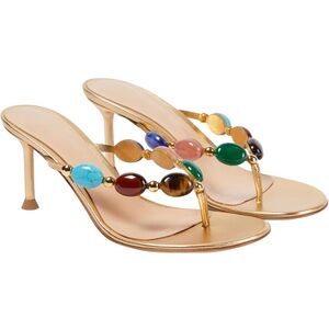 Jeweled Thong Sandal